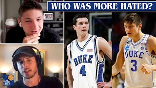 Grayson Allen vs JJ Redick Who Was The More Hated Duke Basketball Player [upl. by Eiggem]