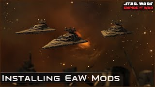 How to Install Thrawns Revenge Imperial Civil War or Any Empire at War Mod [upl. by Otrebogir]