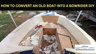 Boat conversion into Bowrider [upl. by Valle]