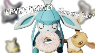 Glaceon the thief  Eevee Family 81 pokémon 3D animation [upl. by Fran338]