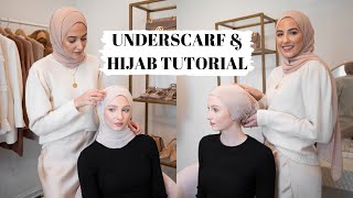 Everyday Hijab Tutorial amp How I Do My Underscarf [upl. by Eleumas]