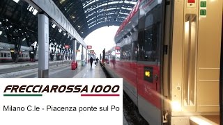 Frecciarossa 1000 partenza da Milano Centrale e accelerazione [upl. by Siraval92]