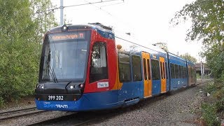 Sheffield Tram Train to Rotherham Parkgate Terminus  First Full Day of Operation [upl. by Helyn]