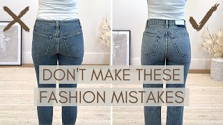 7 Fashion Mistakes Women Make [upl. by Curcio673]