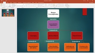 Como hacer un mapa conceptual en power point 2016 [upl. by Mungovan]