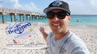 BARBADOS BOATYARD FROM CRUISE SHIP Amazing Beach Cruise VLOG [upl. by Oikim435]