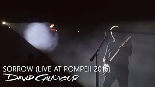 David Gilmour  Sorrow Live At Pompeii [upl. by Anoyet]