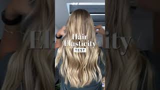 Hair Elasticity Test  Shorts​​​​​​​​​​​​  Haircom By LOreal [upl. by Alessig727]