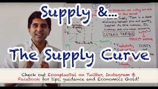 Y1 4 Supply and the Supply Curve [upl. by Eliason]