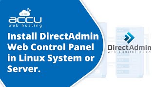 How to install DirectAdmin Web Control Panel in Linux System or Server [upl. by Cilo868]