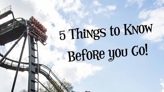 Alton Towers  5 Things to Know Before You Go [upl. by Mcmillan]