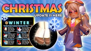 Do THIS In The New WINTER Update ❄ Royale High Christmas Update amp Tips [upl. by Bernadine841]