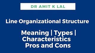 Line Organizational Structure  Meaning  Characteristics  Types  Advantages and Disadvantages [upl. by Ladew]