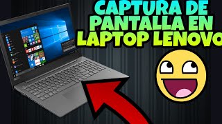 Como hacer una CAPTURA DE PANTALLA en LAPTOP LENOVO 2021 FÁCIL [upl. by Newg]