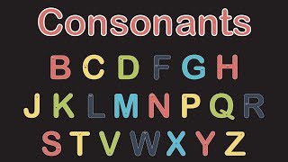 Consonants and Vowels [upl. by Osicnarf]