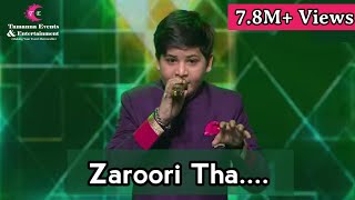 Zaroori Tha By Zaid Ali  Tamanna Events  zaidali zarooritha [upl. by Ainnat]