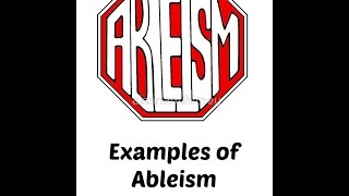 Examples of Ableism [upl. by Rhodia]