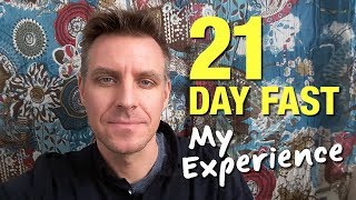 21 Day Fast My Experience [upl. by Ecirtac]