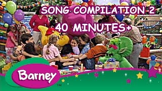 Barney  Song Compilation 2 40 Minutes [upl. by Ailemrac]