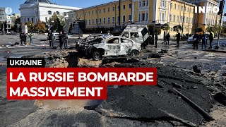 Ukraine  la Russie bombarde massivement  JT RTBF [upl. by Ladonna]