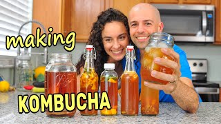 How to Make Kombucha amp Easy Secondary Fermentation Recipes [upl. by Domella]