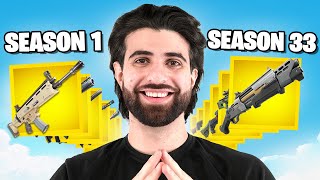 Ranking the BEST Weapon from EVERY Fortnite Season [upl. by Ylloh]