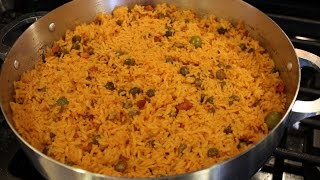 How To Make Authentic Puerto Rican Arroz Con Gandules  Party Rice [upl. by Eire]