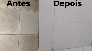 COMO FAZER LIMPEZA EM PISO ENCARDIDO E AMARELADOPRODUTO CASEIROhow to clean grimy floor [upl. by Notirb]