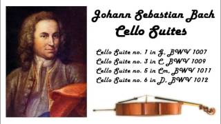 Johann Sebastian Bach  Cello suites in 432 Hz great for reading or studying [upl. by Norrad]