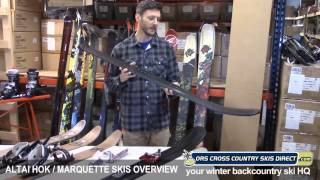 Altai Hok Marquette SkiSnowshoe Hybrids Review amp Comparison  ORS Cross Country Skis Direct [upl. by Nenerb]