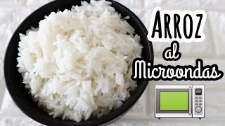 ARROZ AL MICROONDAS  Recetas Microondas Fáciles [upl. by Akoyin]