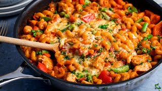 30 Minute One Pot Chicken Pasta  Perfect Family Weeknight Dinner [upl. by Nnaynaffit925]