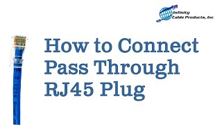 How To Connect EZ Pass Through RJ45 Plug [upl. by Krucik]