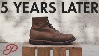 5 Years Later Chippewa Boots Followup Review [upl. by Elleuqram]