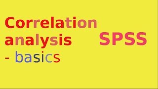 SPSS for questionnaire analysis Correlation analysis [upl. by Gerianna]