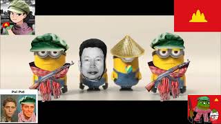 Angkar minion singing Sat Tee Touy Look At The Owl new cambodian version hd 520p [upl. by Edyaw]