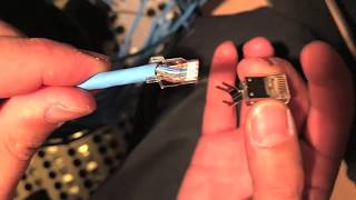 Tuto 1  connecteur RJ45 mâle [upl. by Adaynek991]