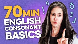 Learn 24 English Consonant Sounds in 70 Minutes  Pronunciation Compilation  Rachels English [upl. by Dorthy582]