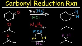 Clemmensen Reduction amp Wolff Kishner Mechanism [upl. by Riggall]