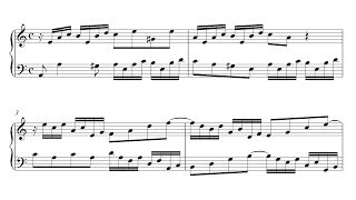 Bach Invention 13 in A Minor BWV 784 Urtext Edition [upl. by Ortiz]