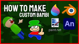 HOW TO MAKE A CUSTOM BAMBI FNF Modding [upl. by Hpesojnhoj]