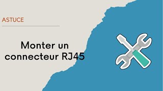 Comment monter un connecteur RJ45 [upl. by Lenrow]