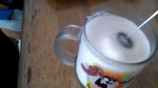 Aerolatte Review Frothing Cold Milk In Under 1 Minute [upl. by Brosine]