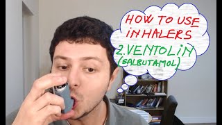 2 How to use inhalers  Ventolin salbutamol [upl. by Golden]