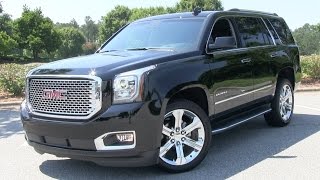 2015 GMC Yukon Denali Start Up Test Drive and In Depth Review [upl. by Neufer]