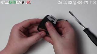 How To Replace A 2007  2013 Volvo C 30 Key Fob Battery [upl. by Berk]