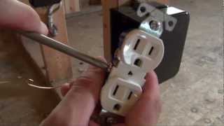 How to Install an Electrical Outlet [upl. by Ehav]