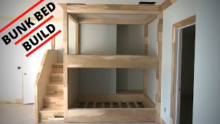 Bunk Bed Build  Putting The Pieces Together [upl. by Catherine116]